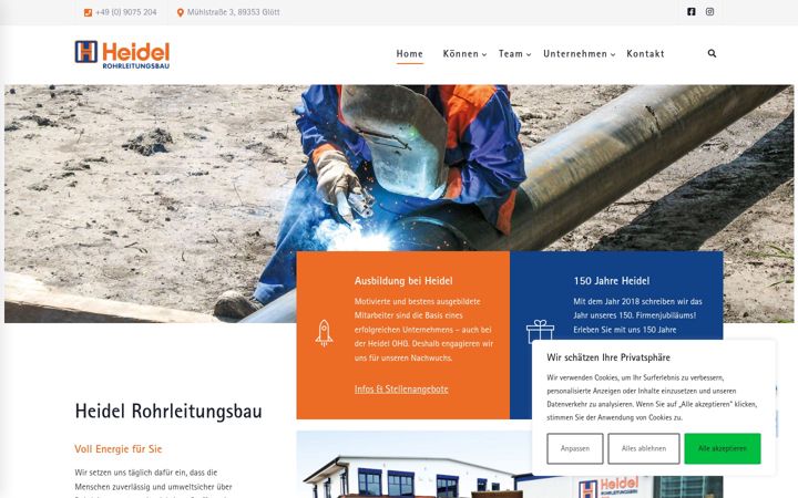 Képernyőkép: heidel-gloett.de