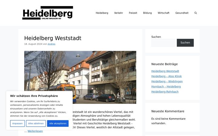 Screenshot of heidelberg-blatt.de