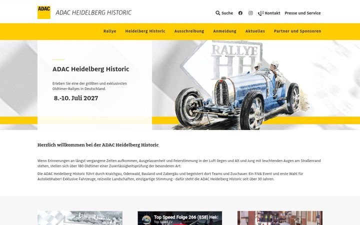 Screenshot of heidelberg-historic.de
