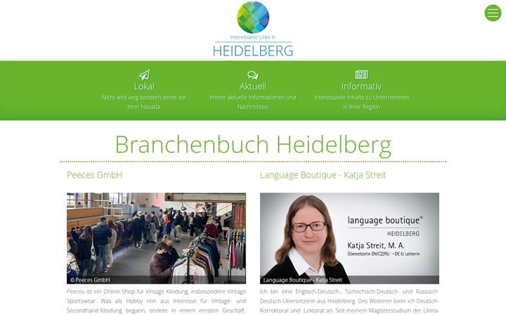 Screenshot of heidelberg-links.de