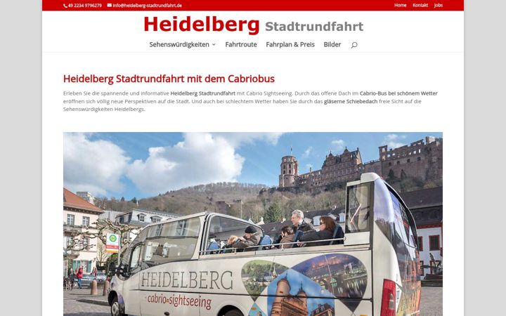 Screenshot of heidelberg-stadtrundfahrt.de