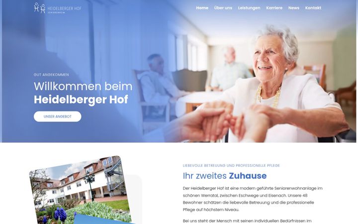 Screenshot of heidelberger-hof.de