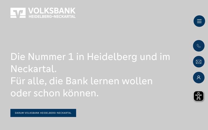 Captura de pantalla de heidelbergerbanker.de