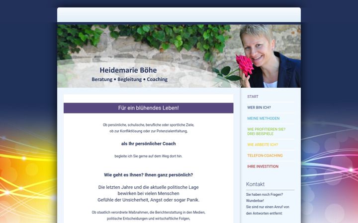 Screenshot of heidemarie-boehe.com