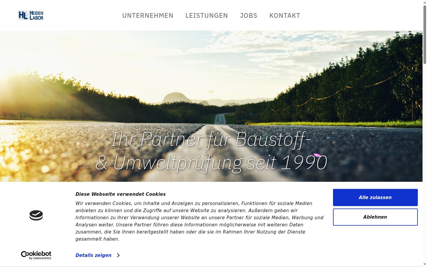Screenshot tal-banner tal-kunsens muri qabel kwalunkwe interazzjoni
