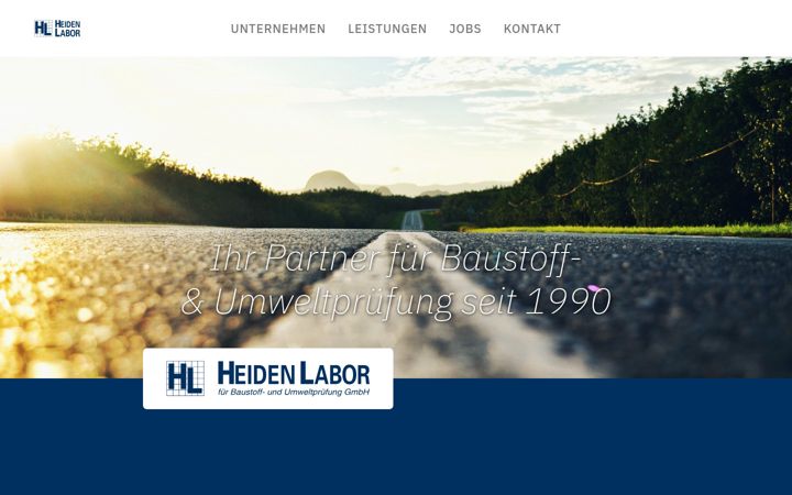 Screenshot of heidenlabor.de