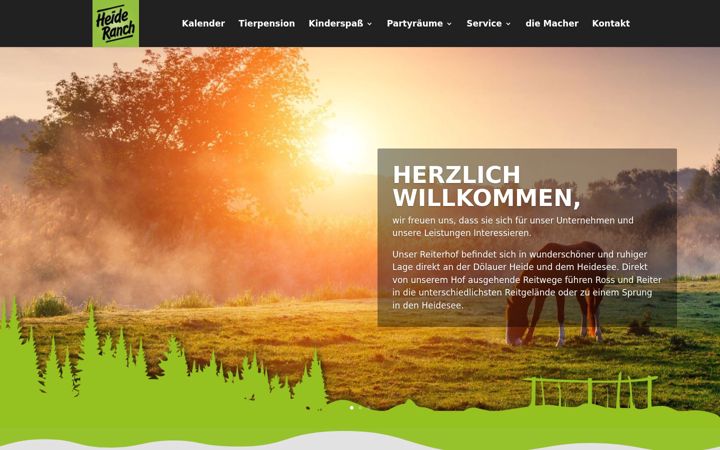 Zrzut ekranu heideranch.de