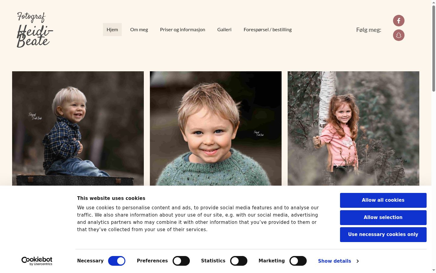 Screenshot tal-banner tal-kunsens muri qabel kwalunkwe interazzjoni