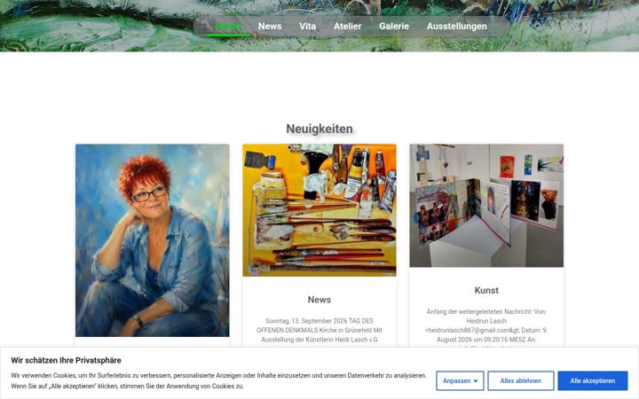 Screenshot van heidi-lasch.de