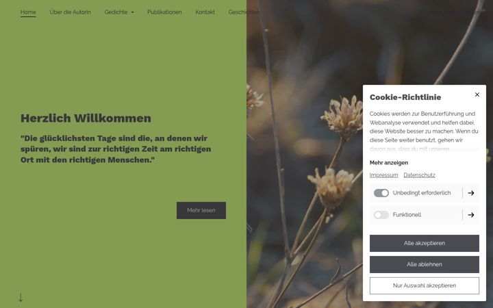 Screenshot of heidi-maria-artinger.de