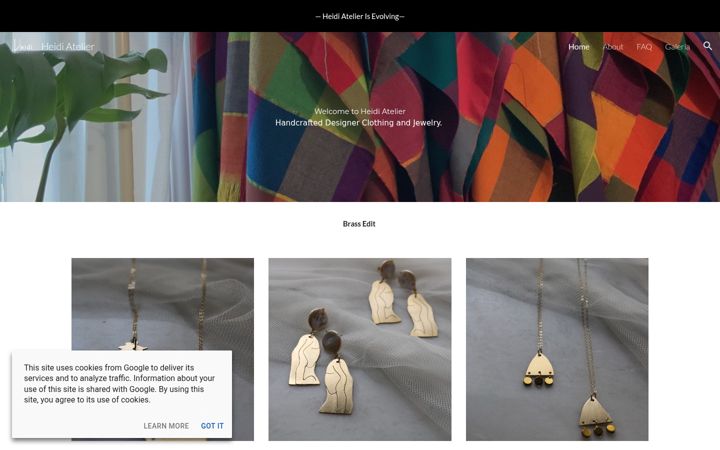 Screenshot of heidiatelier.com