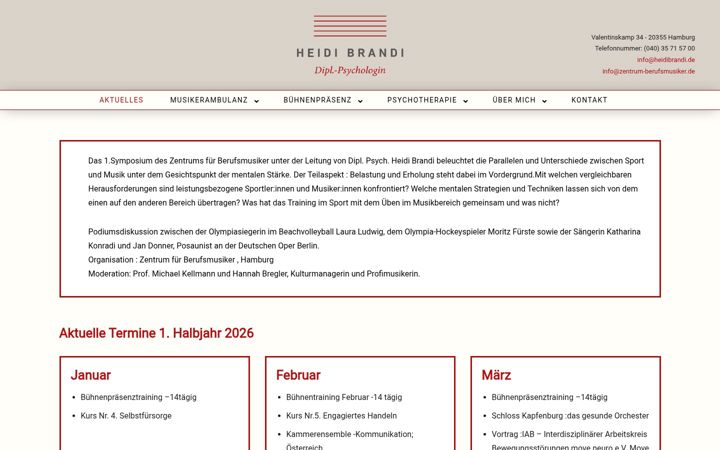 Screenshot van heidibrandi.de