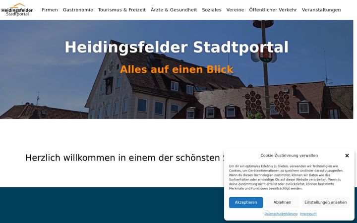 Screenshot van heidingsfeld.de