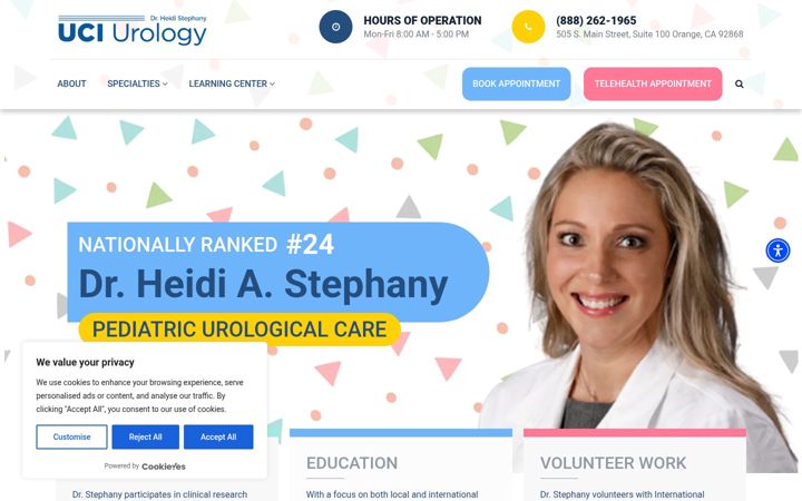 Screenshot of heidistephanymd.com