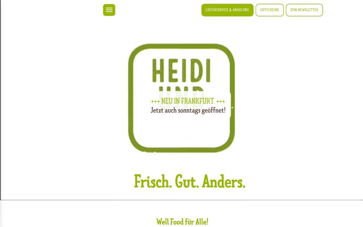 Screenshot of heidiundpaul.de