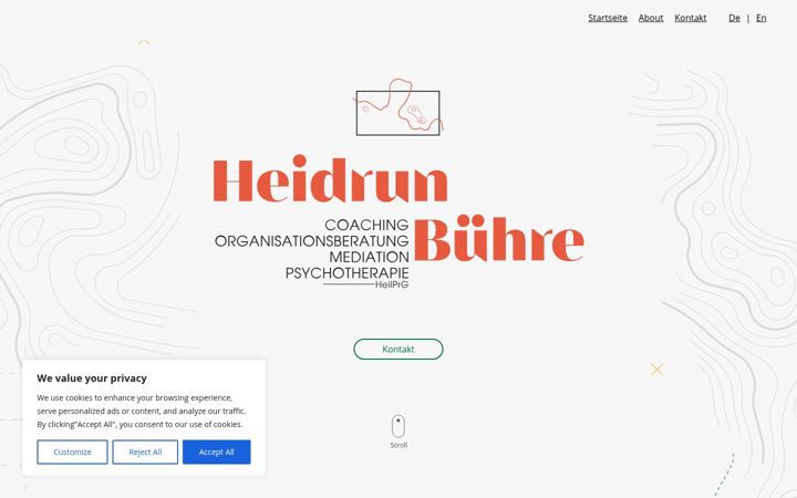 Posnetek zaslona heidrunbuehre-coaching.de