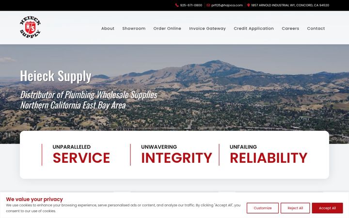 Screenshot of heieckconcord.com