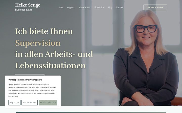 Screenshot of heike-senge.de