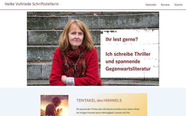 Screenshot of heike-vullriede.de