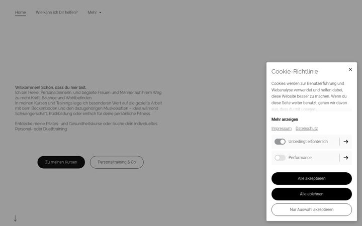 Screenshot of heikedobbelaar.com