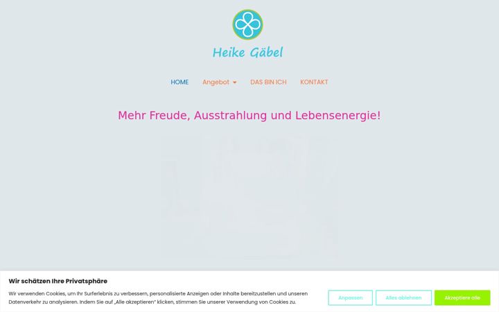Screenshot of heikegaebel.de