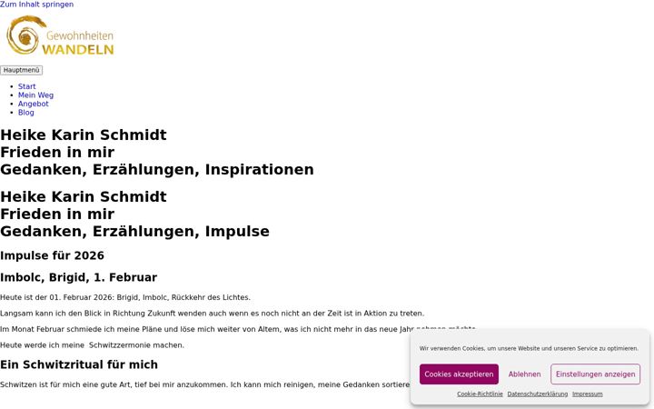 Skærmbillede af heikekarinschmidt.de