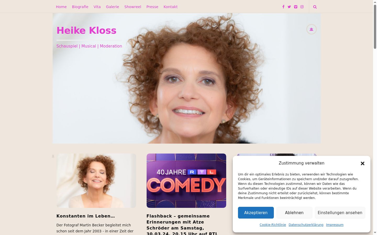 Sutikimo reklamjuostės, rodytos prieš bet kokią sąveiką, ekrano kopija