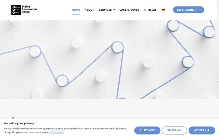 Screenshot of heikelinnemann.com