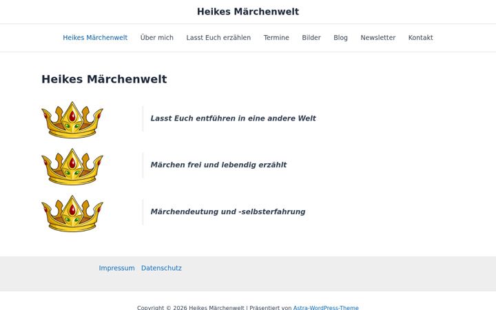 Skærmbillede af heikes-maerchenwelt.de