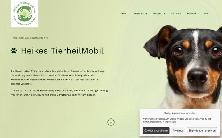 Skærmbillede af heikes-tierheil-mobil.de