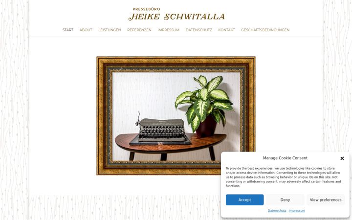 Captură de ecran a heikeschwitalla.de