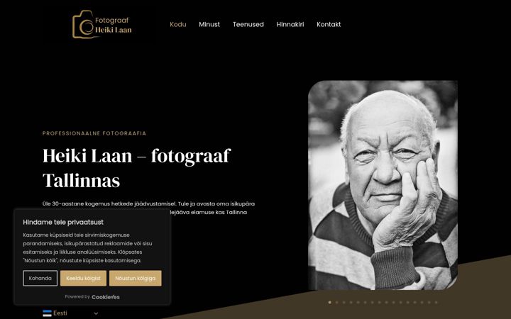 Screenshot of heikilaan.ee