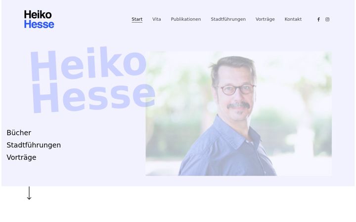Screenshot of heiko-hesse.de