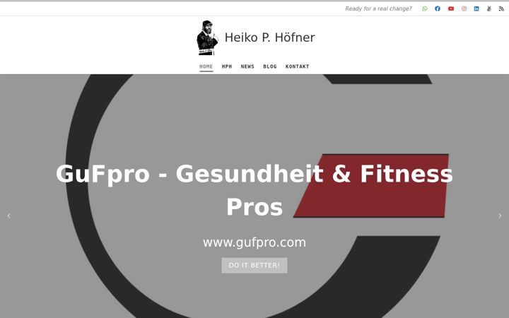 Screenshot of heiko-hoefner.de