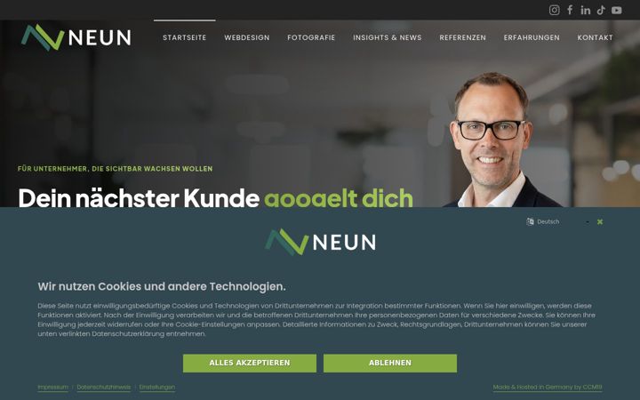 Screenshot ta' heiko-thoma.de