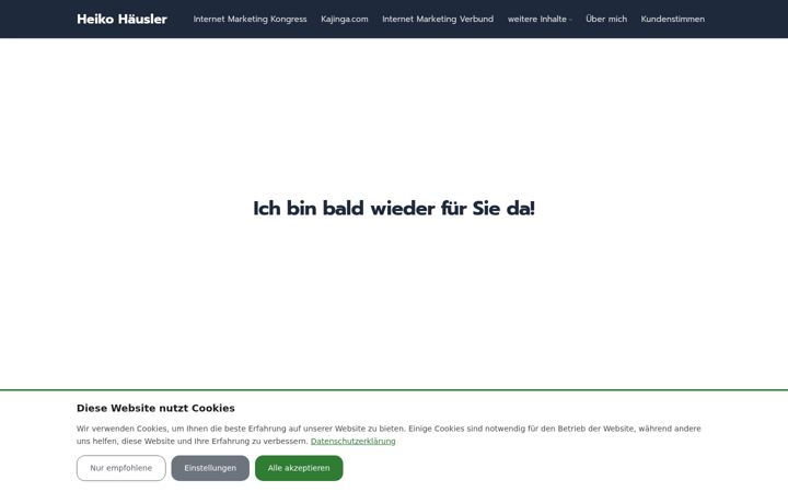 Screenshot of heikohaeusler.com