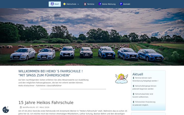Screenshot of heikokretschmer.de