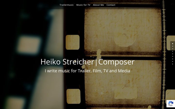 Screenshot of heikostreicher.com