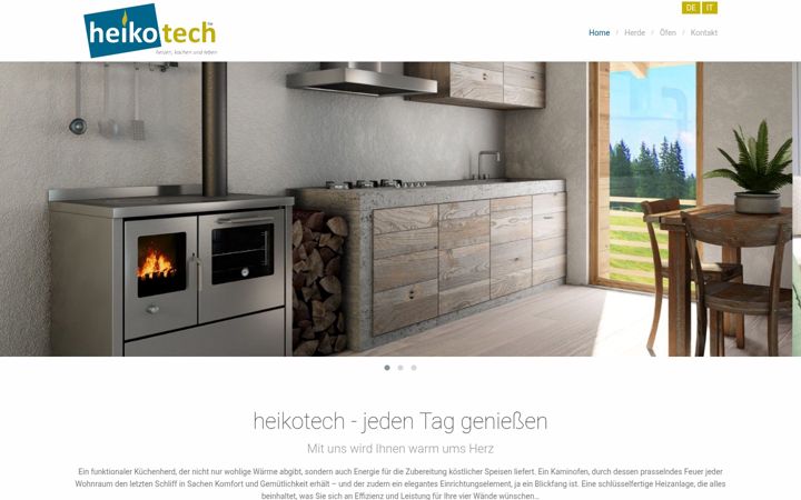 Screenshot of heikotech.com