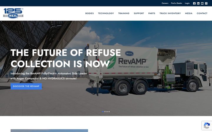 Screenshot of heil.com