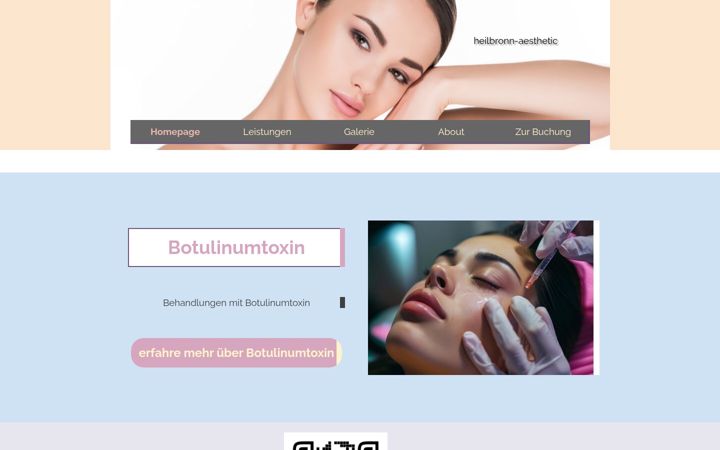 Screenshot of heilbronn-aesthetic.de