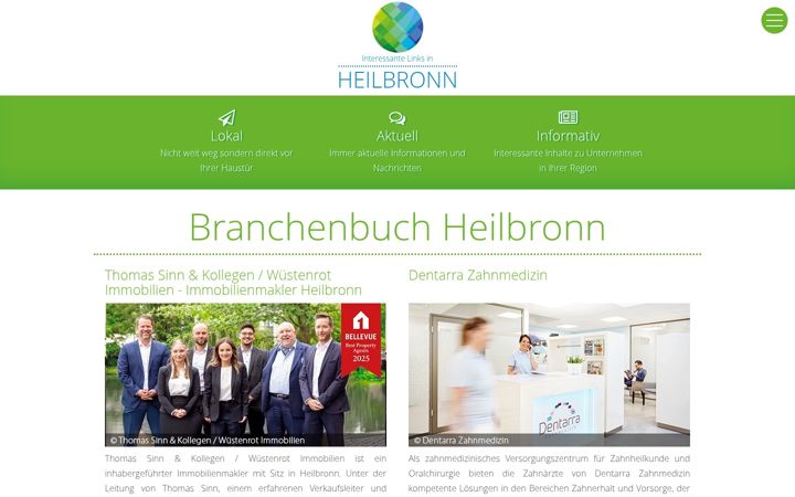Screenshot ta' heilbronn-links.de