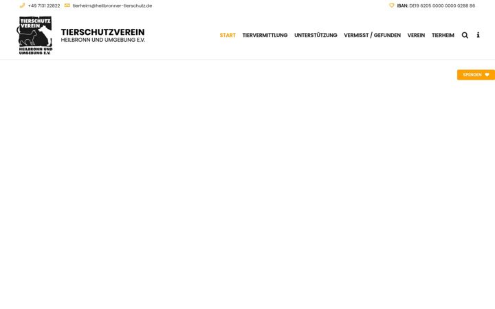 Screenshot of heilbronner-tierschutz.de