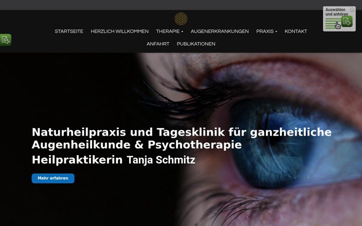 Captură de ecran a heile-deine-augen.de