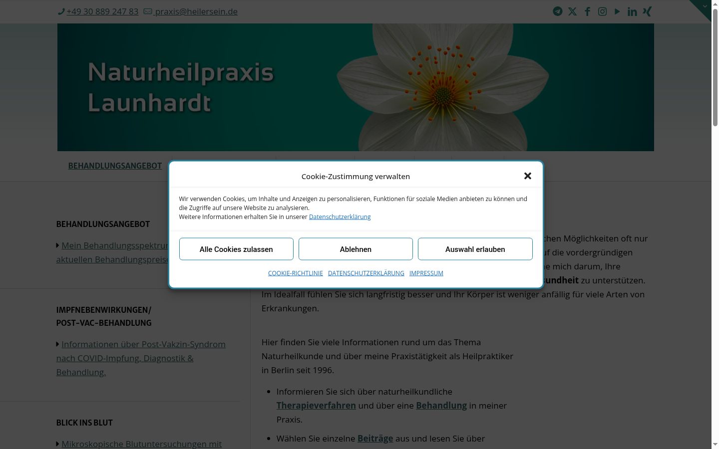 Sutikimo reklamjuostės, rodytos prieš bet kokią sąveiką, ekrano kopija