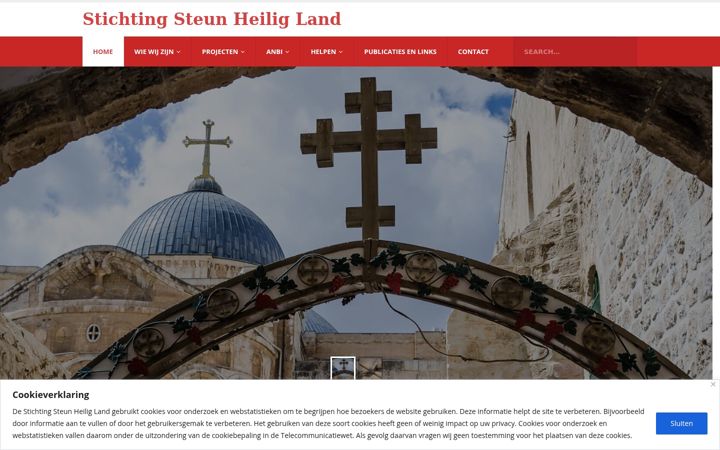 Screenshot of heilig-land.nl