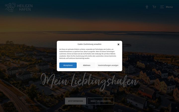 Screenshot of heiligenhafen-buchen.de