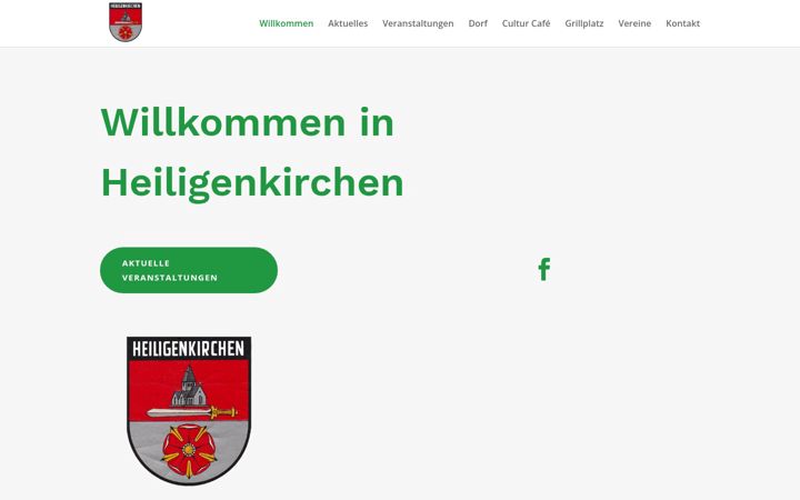 Zrzut ekranu heiligenkirchen.de