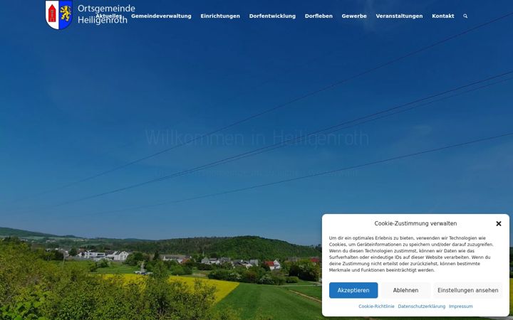 Zrzut ekranu heiligenroth.de
