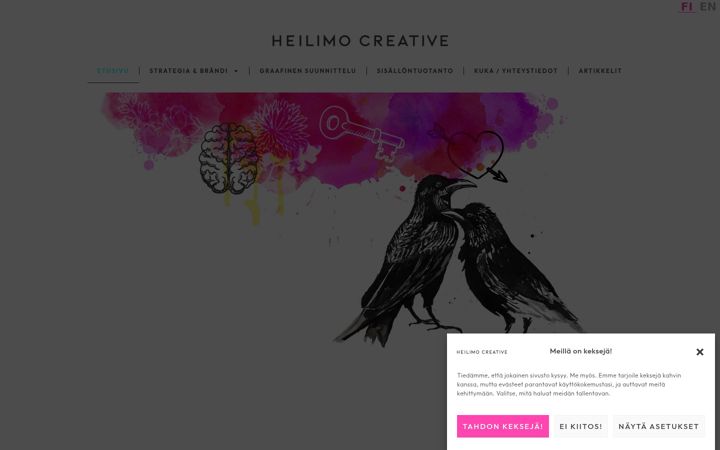 Screenshot of heilimocreative.com